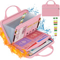 Tamfile Fireproof Accordion File Organizer With Handle, 13 Pocket Expanding File Folder With Zipper & Labels, File Folder With M