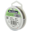 Beadalon 7 Strand Stainless Steel Bead Stringing Wire024 In  061 Mm, Bright, 30 Ft  92 M