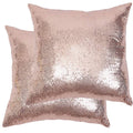 Poise3Ehome 18X18Inches Sequin Pillow Covers Rose Gold Decorative Pillowcases For Throw Pillows, Couch, Bed, Living Room, Christ