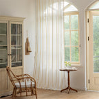 Sutuo Home Boho Curtains For Bedroom Living Room 108 Inches Long,Semi Blackout Farmhouse Tassels Vintage Bohemian Embroidery Drape, Rod Pocket 1 Panel 52' W X 108' L, White And Gold