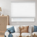 CHICOLOGY Cordless Cellular Shades Privacy Single Cell Window Blind, 34W X 72H, Morning Mist