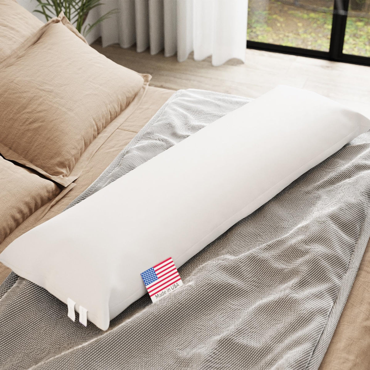 Looms & Linens An American Dream 60 Inch Body Pillow Insert With Hypoallergenic Filling Made In Usa Dakimakura Pillow Insert - S