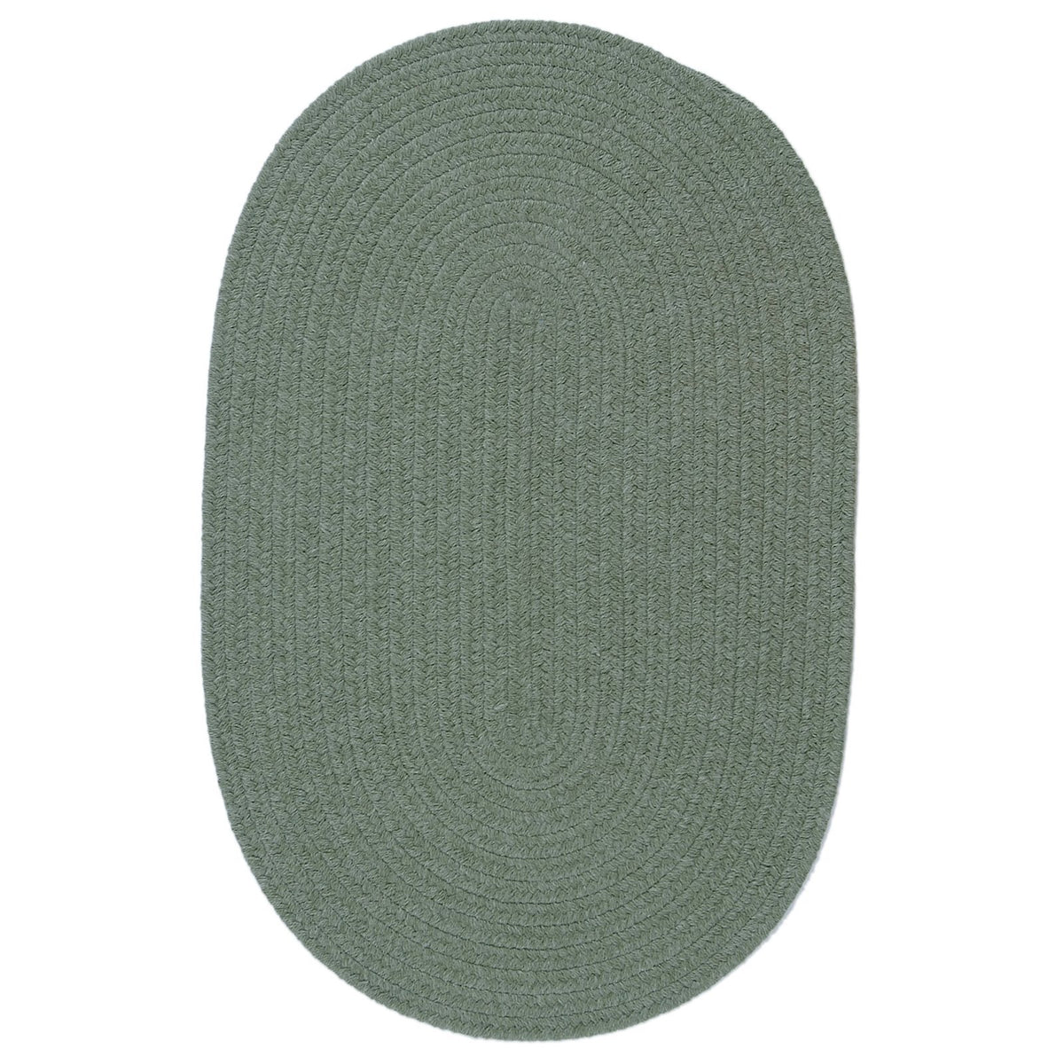 Solid Wool Blend Palm Rug Rug Size: Round 7'