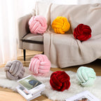 Namalu 2 Pieces Plush Knot Ball Pillows Decorative Round Throw Knotted Pillows Aesthetic Stuffed Pillows For Stress Relieving Be