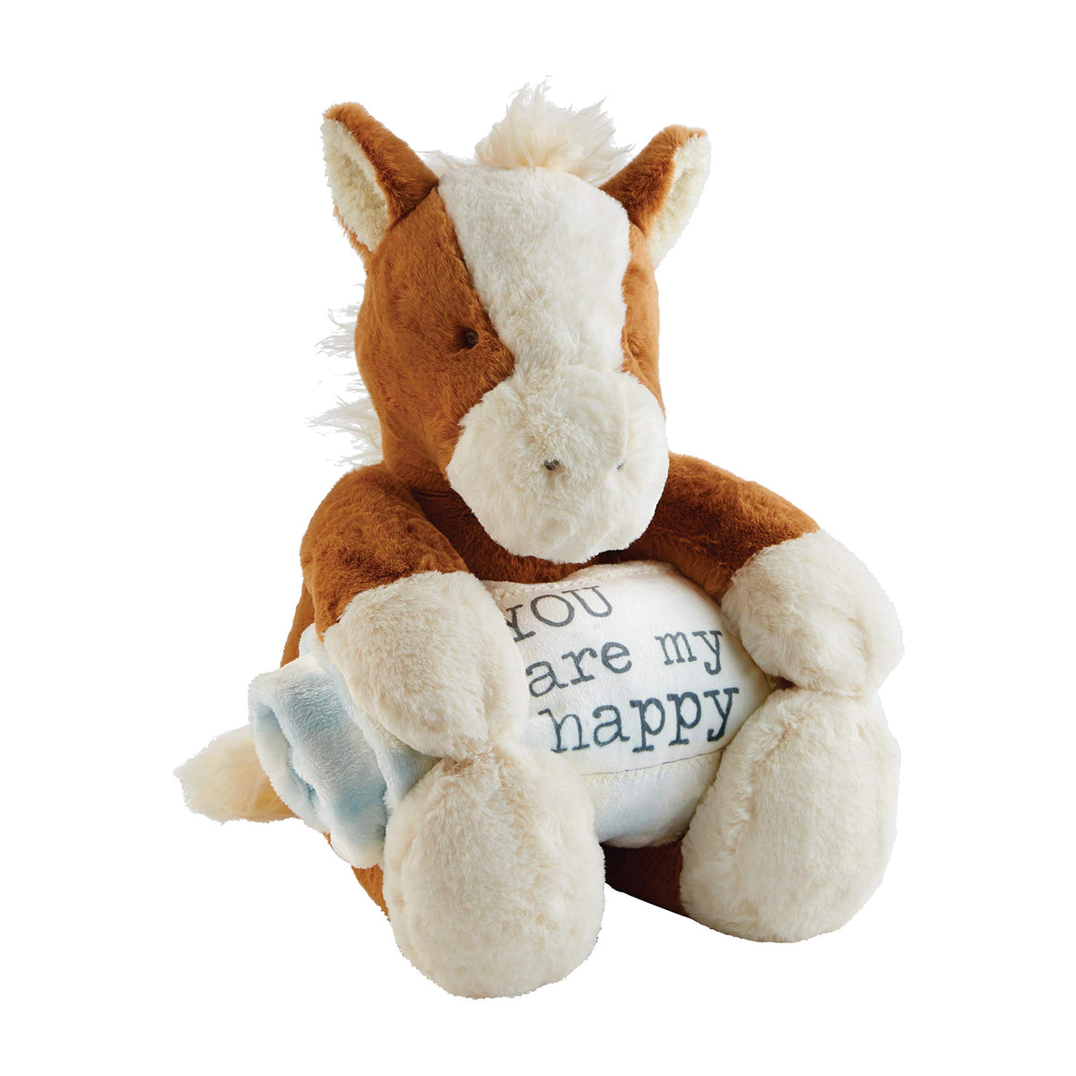 Horse Plush with Blanket