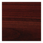 Lorell Quadro Sit/Stand Straight Edge Mahogany Tabletop