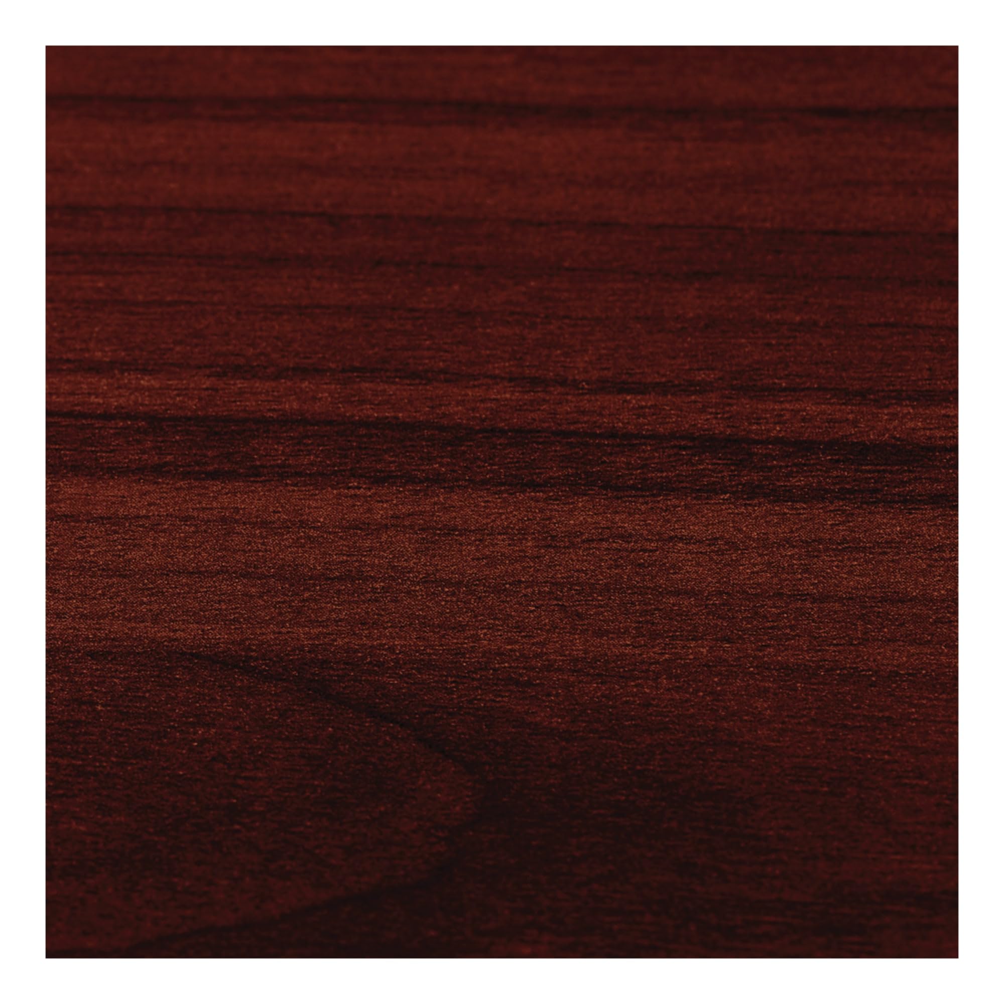 Lorell Quadro Sit/Stand Straight Edge Mahogany Tabletop