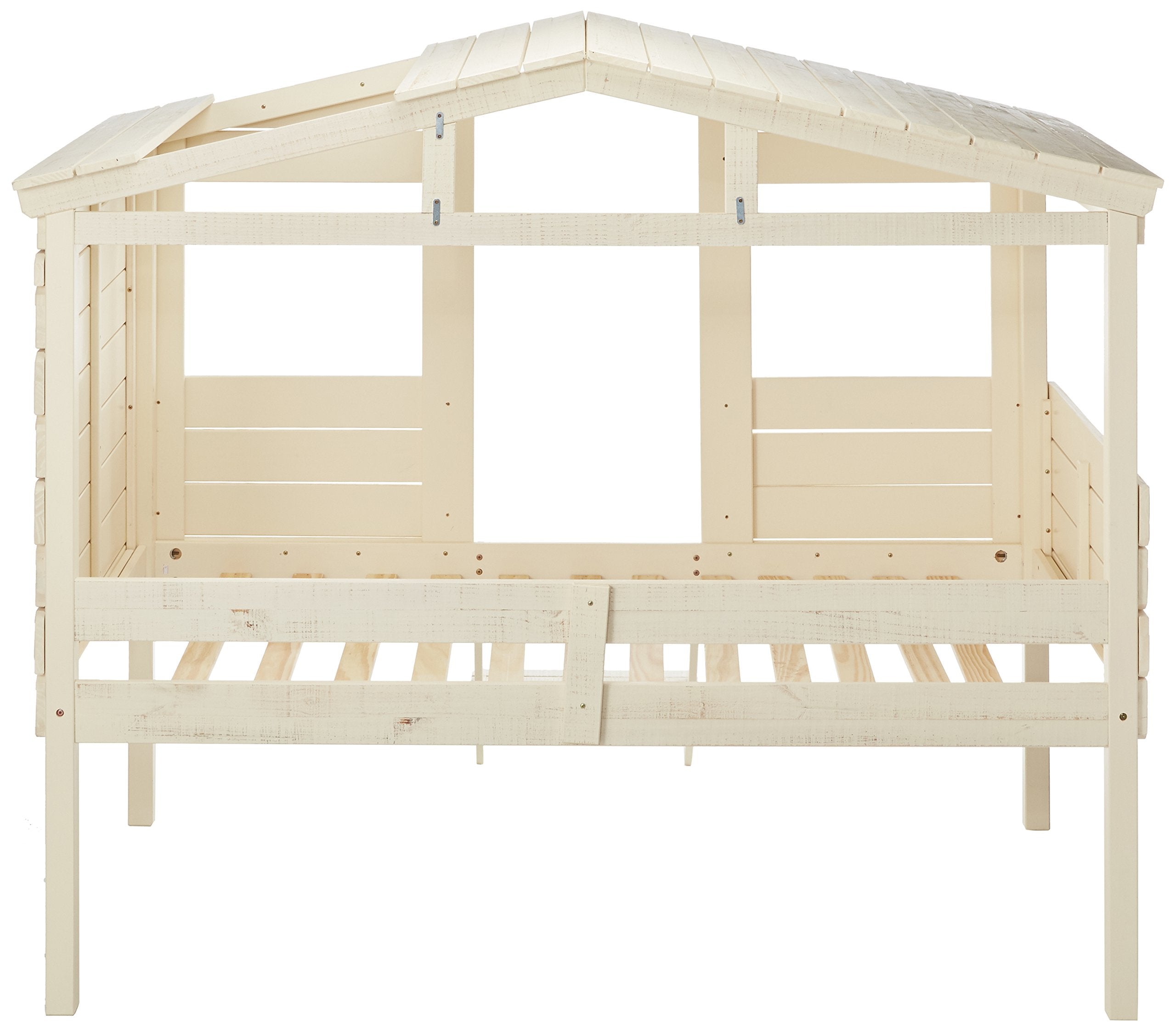 Donco Twin Rustic Sand Low Loft Tree House Bed