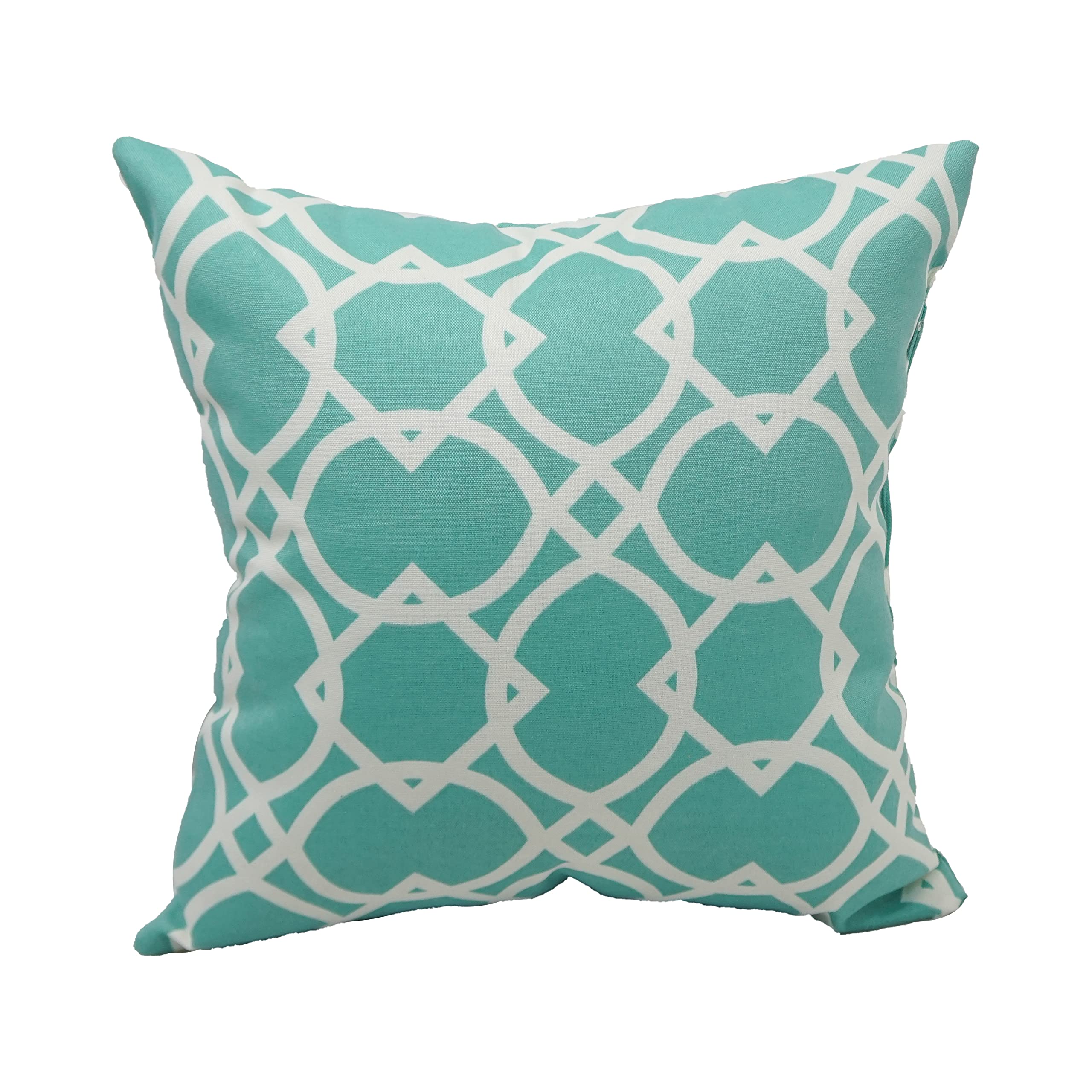 Blazing Needles Outdoor Geometric Throw Pillow, 17", Elipse Pool 2 Count