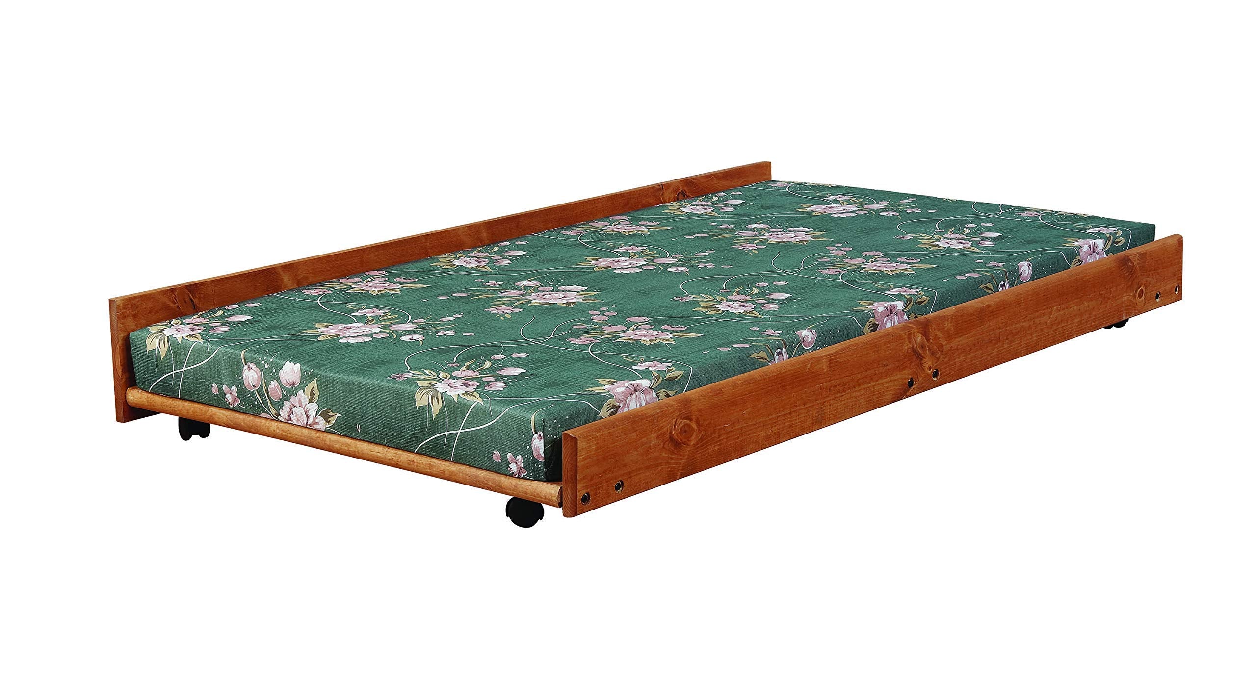 Coaster Home Furnishings Wrangle Hill Trundle with Bunkie Mattress Amber Wash