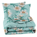 VAS COLLECTIONS Microfiber 220 GSM Glace Cotton Single AC Comforter Set (60x90 inch) with Single Bedsheet (220x152 cm) and 1 Pil
