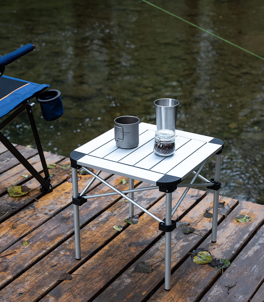 iClimb Camping Table IC719-720-721 Aluminum Silver Small