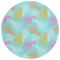 Dalyn Indoor Outdoor Seabreeze Sz2 Teal Washable 8' X 8' Round Rug Sz3Te8Ro