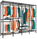 Raybee Clothing Rack, Heavy Duty Clothes Rack 1150LBS Clothing Racks for Hanging Clothes, Freestanding Wardrobe Closet Garment R