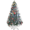 Liyaomix Jumbo Christmas Tree Removal Bag, Clear Extra Large 6ft Width x 9ft Tall Christmas Tree Disposal Bag Waterproof for Upr