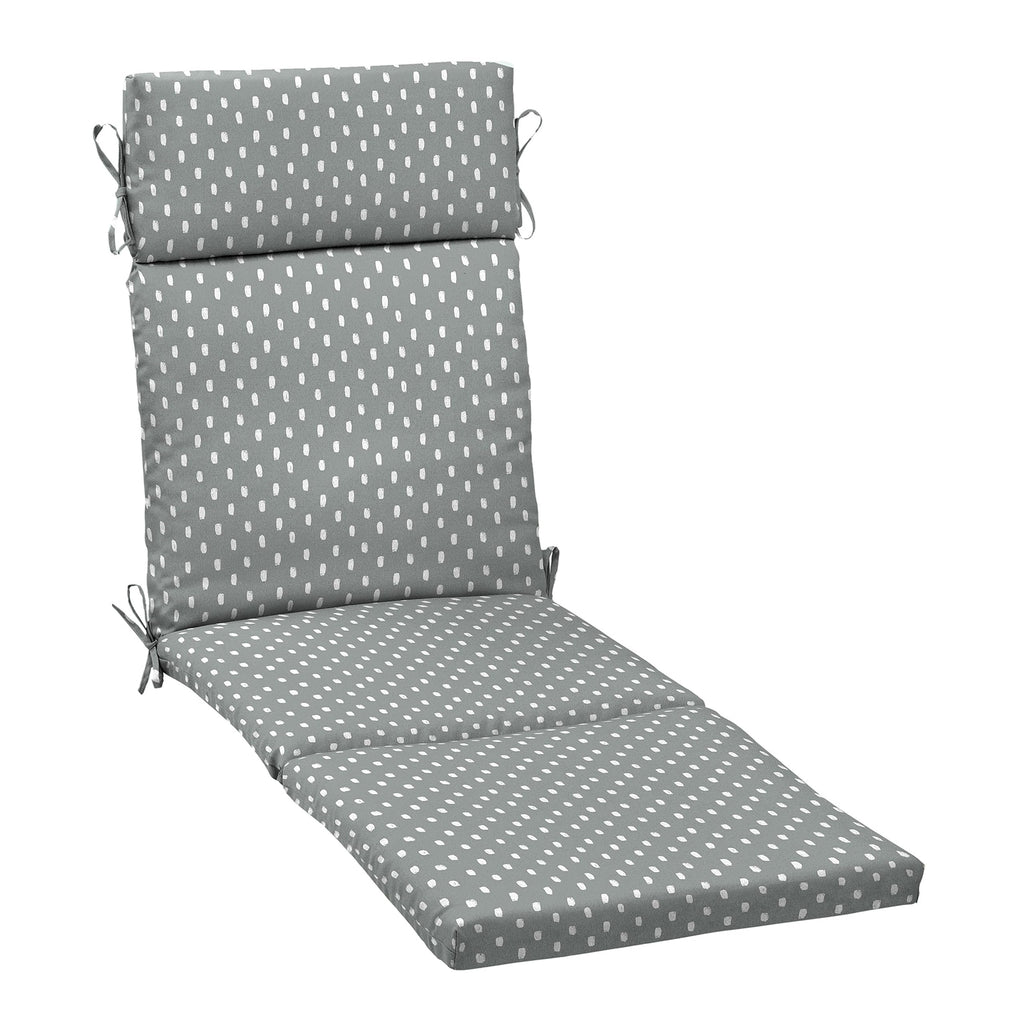 Arden Selections Earthfiber Outdoor Chaise Cushion, 21 X 72, Rain-Proof, Fade Resistant, Cushion For Chaise Lounger 21 X 72, Sto