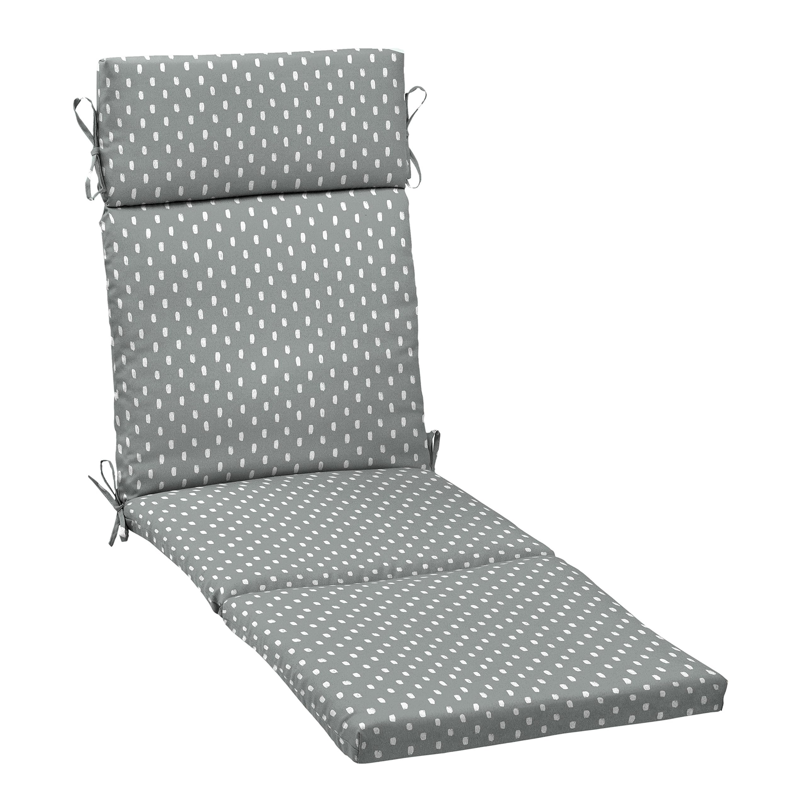 Arden Selections Earthfiber Outdoor Chaise Cushion, 21 X 72, Rain-Proof, Fade Resistant, Cushion For Chaise Lounger 21 X 72, Sto