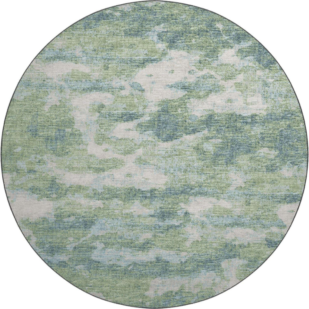 Camberly Cm6 Green Casual Rug Round 8' X 8'