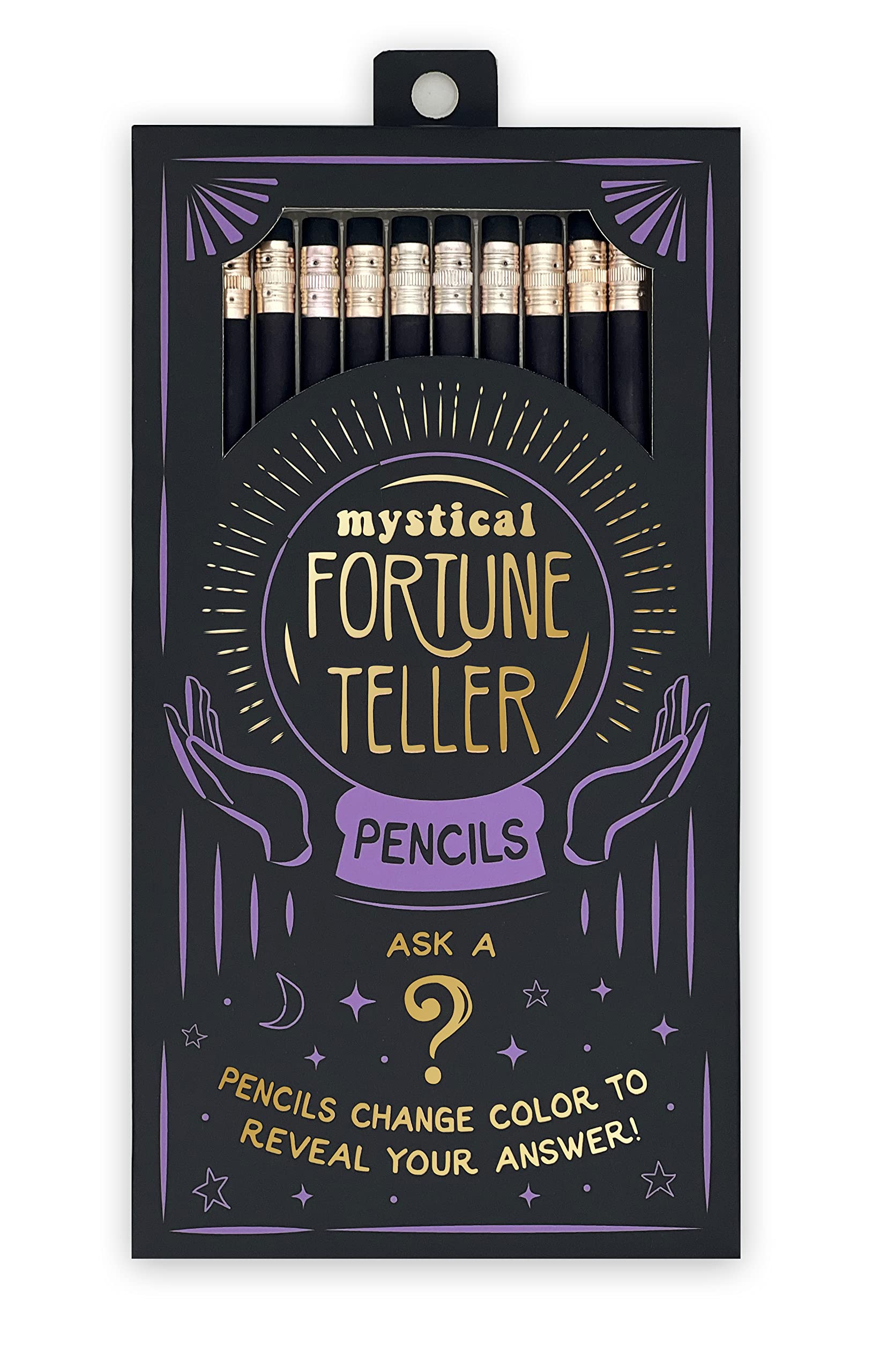 Snifty Mystical Fortune Telling Pencils - Color Changing Magic Reveal Pencils - Set Of 10