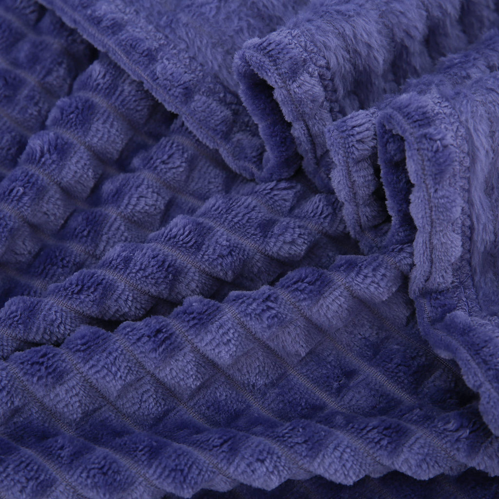 Simple&Opulence Very Peri Throw Blanket For Couch-Super Soft Fluffy Blankets For Women 50X70 Inches Cozy Lightweight Fleece Blan