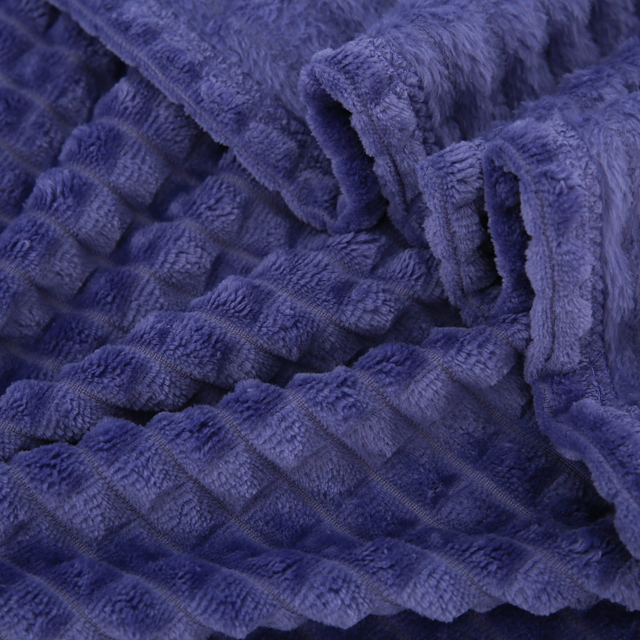 Simple&Opulence Very Peri Throw Blanket For Couch-Super Soft Fluffy Blankets For Women 50X70 Inches Cozy Lightweight Fleece Blan