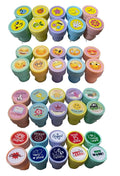 FETE PROPZ 40 Pcs Smile and Motivation Emoji Stamps for Children SelfInking Stamp for Party Gifts for Children Thank You Party 