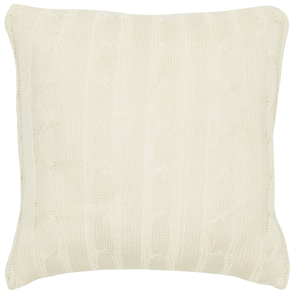 Rizzy Home | T05066 | 18&quot;x18&quot; White/Neutral/White Decorative Pillow | Down Fill