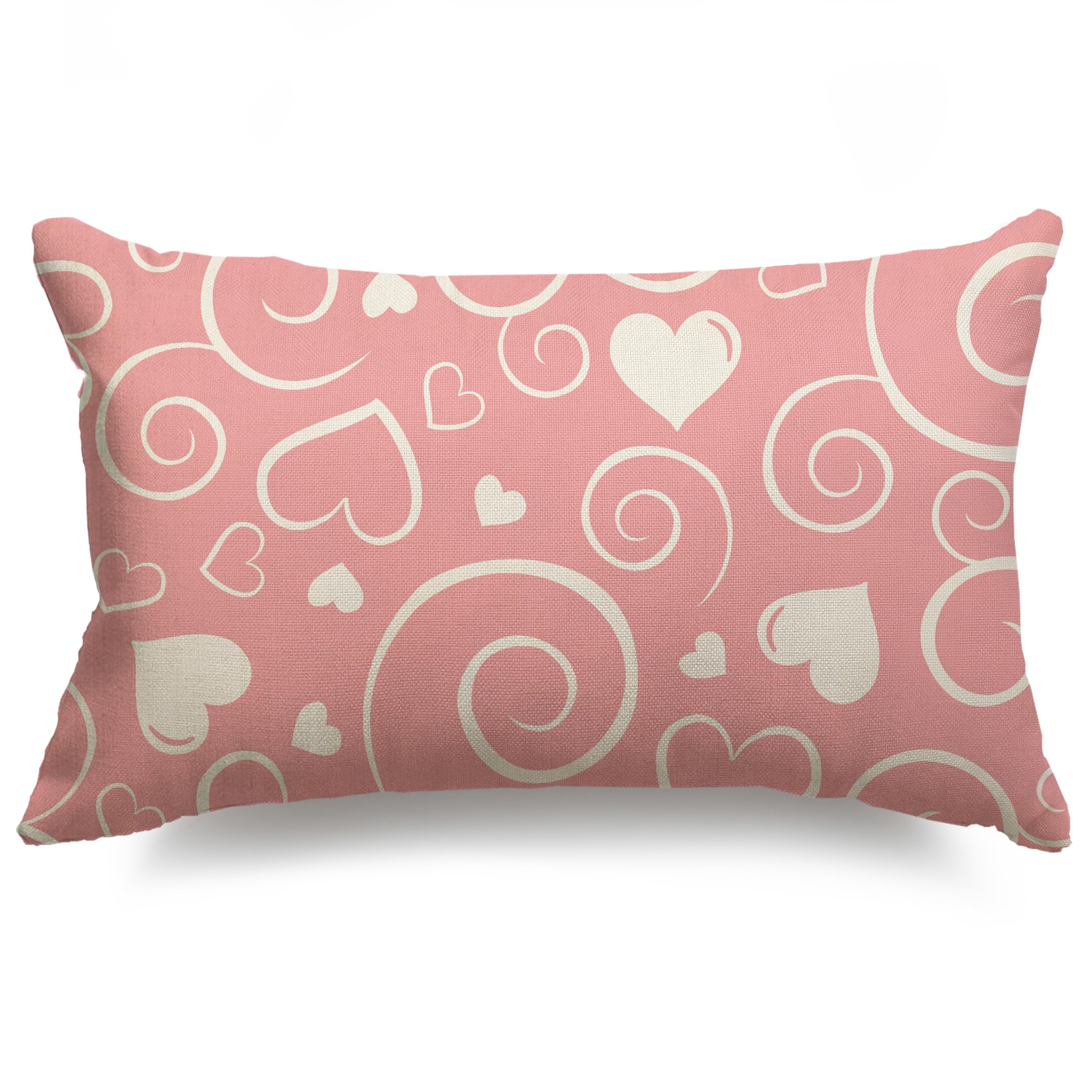 Jxzygmd Valentines Day Pillow Covers 12X20 Birthday Gifts Love Pattern Throw Pillow Cover Decorations Farmhouse Outdoor For Home