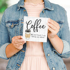 Simply Said, Inc Small Talk Sign 5.25' Wood Block Plaque - Coffee, My Hot Friend I Was Telling You About