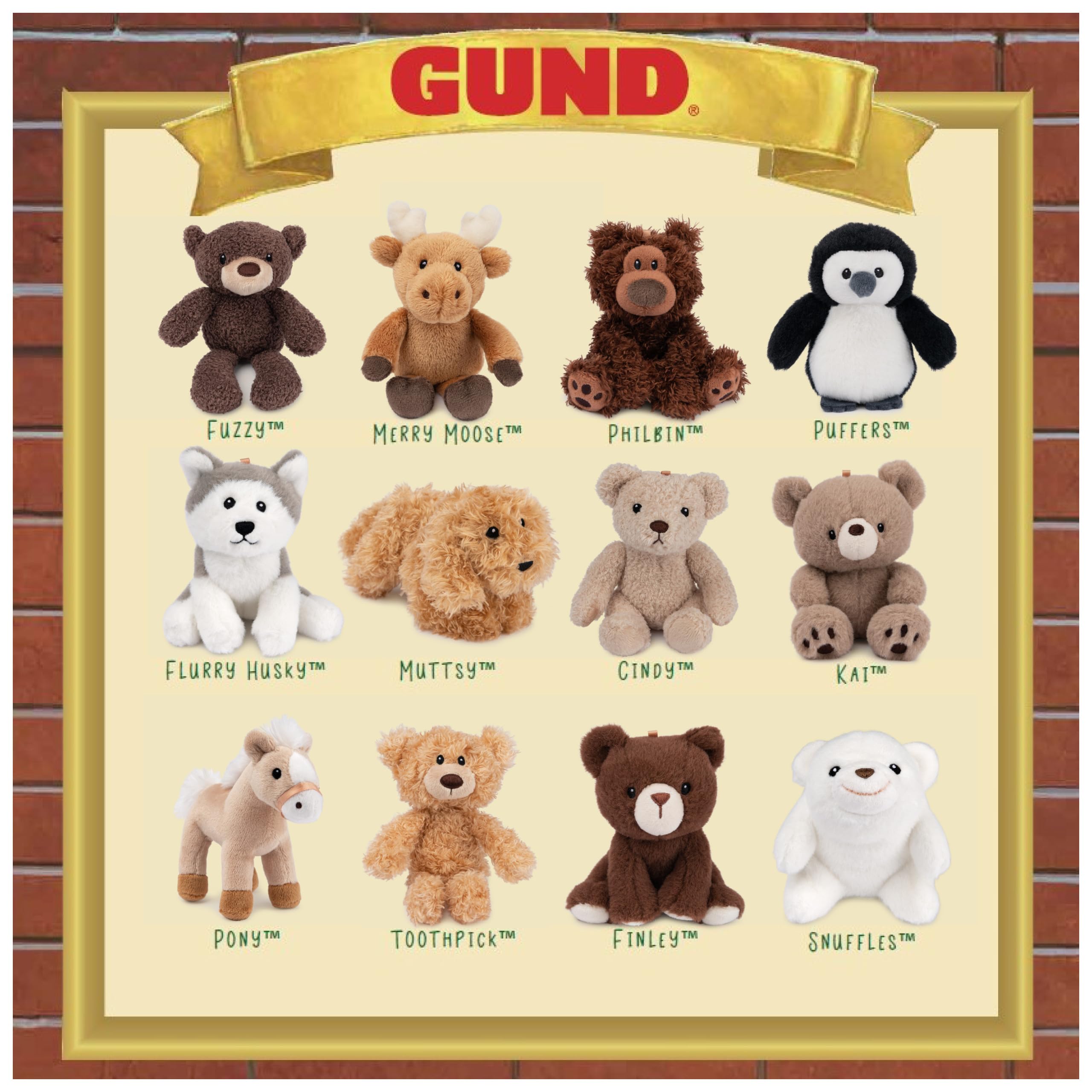 Gund 12-Day Surprise Plush Advent Calendar, Holiday Gift For Ages 3 And Up, 18