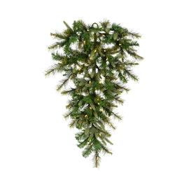 Vickerman Cashmere Artificial Teardrop with 50 Warm White LED Lights, 48