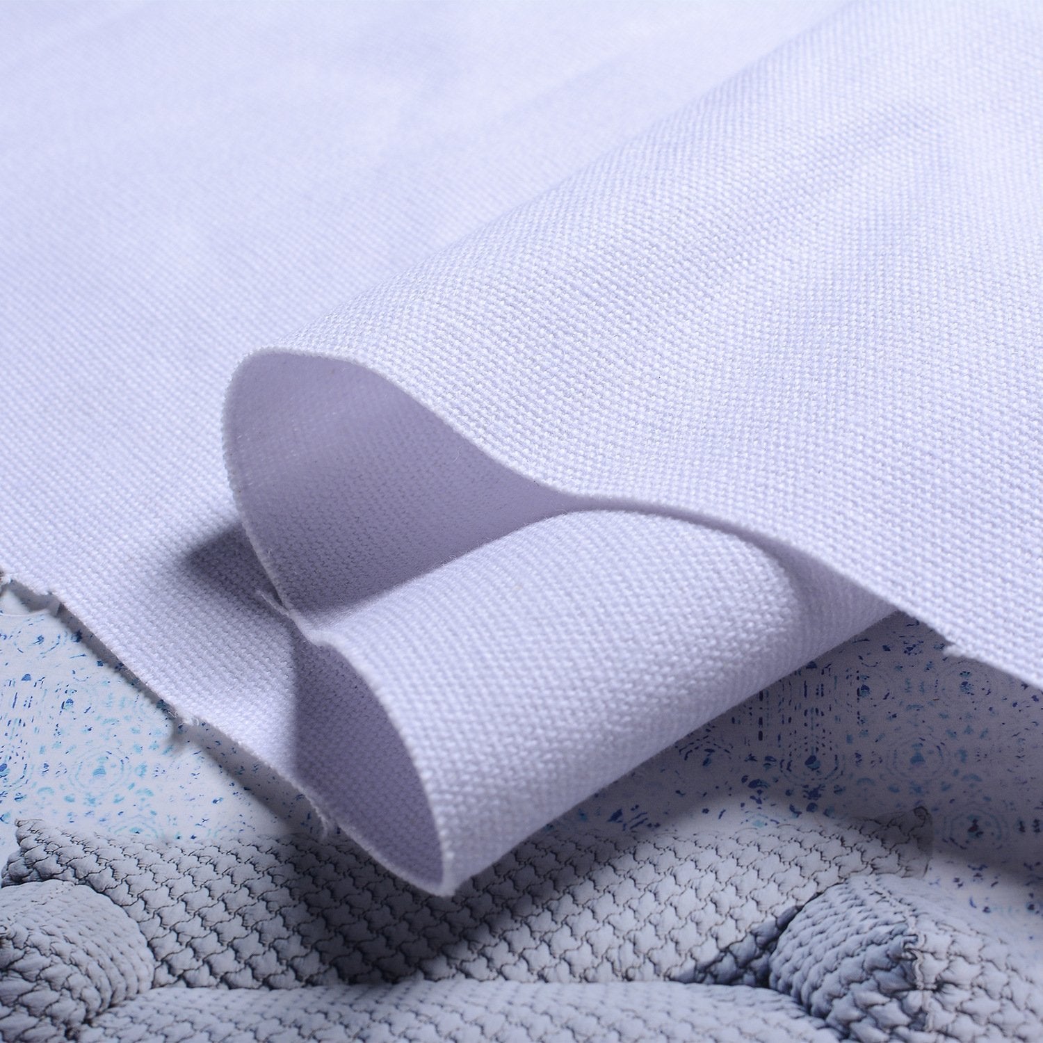 Taoson Decorative 100% Cotton Canvas Square Solid Toss Pillowcase Cushion Cover Pillow Case With Hidden Zipper Closure Only Cove