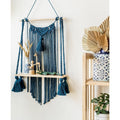 Acn Kohinoor Macrame Wall Hanging For Home Decor, Boho Handmade Organizer Shelve For Room, Party, Marriege Decoration 12 X 5 X 2