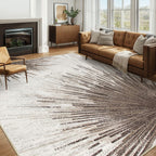 Lahome Modern Living Room Rugs 8X10 Area Rug - Washable Ultra-Thin Soft Large Rugs Non-Slip Stain Resistant Dining Room Rugs For