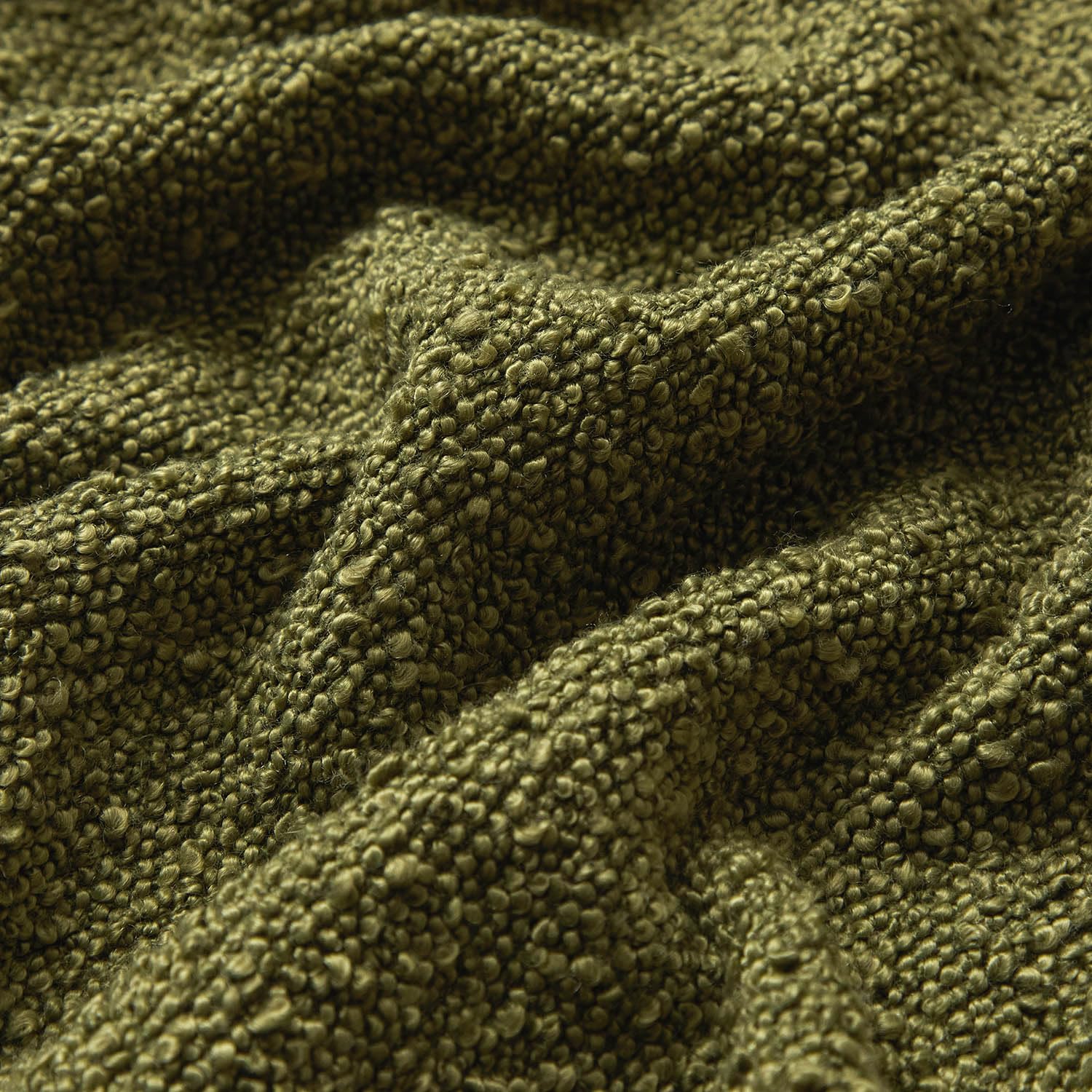 Juspurbet Olive Green Boucle Broadside Throw Pillow Covers 22X22 Inch Set Of 2 For Couch Bedroom Sofa Living Room Decorative Sof