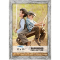 Icona Bay 13x19 Pony Gray Picture Frame, Country Rustic Style 13 x 19 Poster Frame, Wall Mount Only, Barnwood Collection
