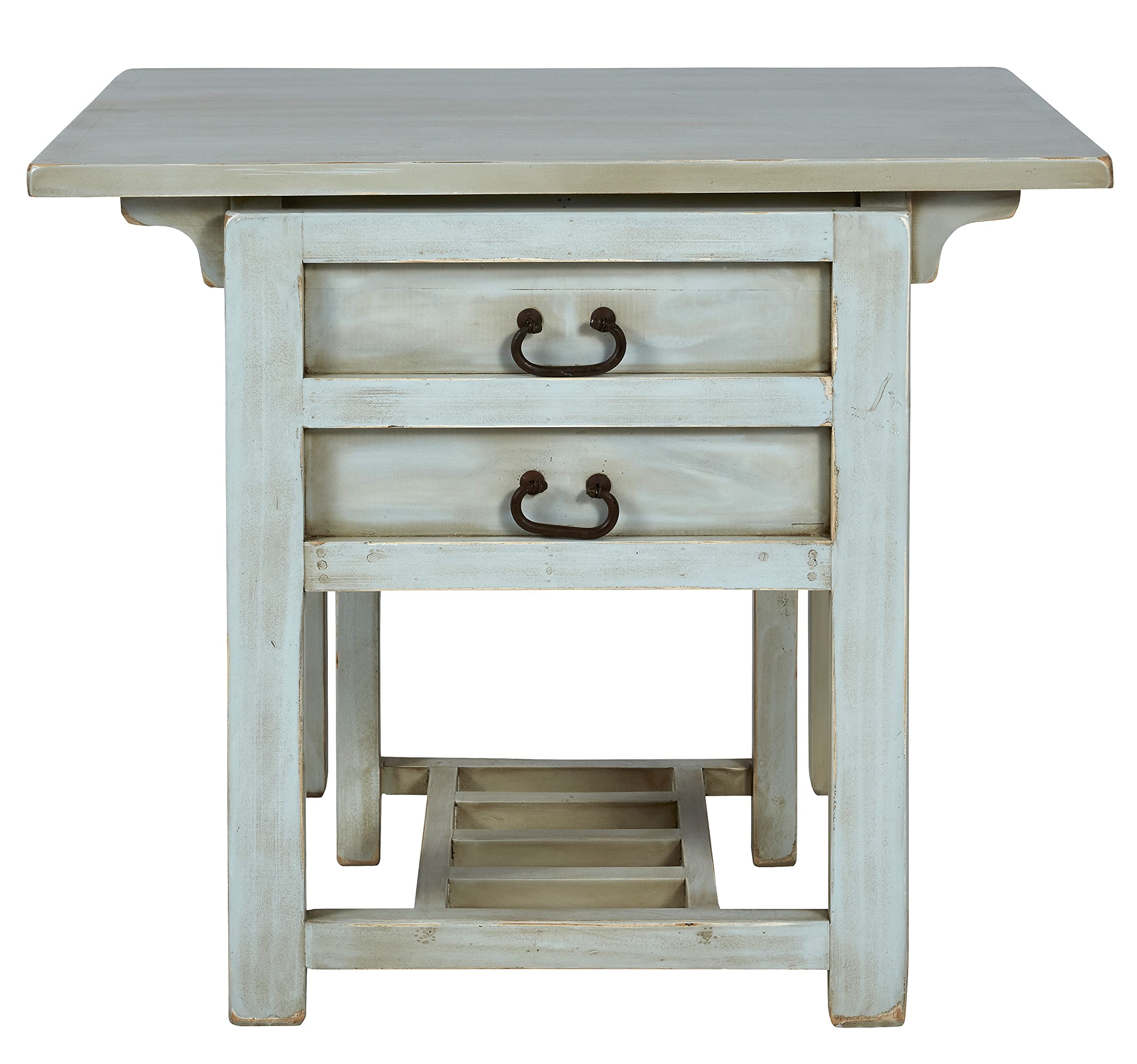 Progressive Furniture Remi Desk With Chair, Light Seafoam