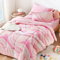 SLEEP ZONE Kids Bedding Comforter Set Full/Queen Size - 7 Pieces Super Cute & Soft Bedding Sets & Collections with Comforter, Sh