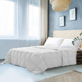 Edmund Microfiber 250 Gsm All Season Comforter (90 X 90 Inches/228Cm X 228Cm) Comforter/Blanket/Quilt/Rajai  Queen Size|White