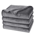 Phf Ultra Soft Fleece Blanket King Size, No Shed No Pilling Luxury Plush Cozy 300Gsm Lightweight Blanket For Bed, Couch, Chair, Sofa Suitable For All Season, 108' X 90', Grey
