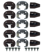 Kenlin Lot Of 5 Sets Of Enhanced Commercial Style Kenlin Rite-Trak Ii Model #168 (Drawer Stop With Roller)