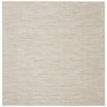 Nourison Essentials Indoor/Outdoor Ivory Beige 7' X Square Area Rug, Easy Cleaning, Non Shedding, Bed Room, Living Room, Dining