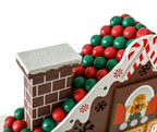 Brubaker Reusable Wooden Advent Calendar To Fill - Gingerbread House With Led Lighting - Diy Christmas Calendar 10.31 X 17.72 X