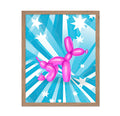 Poster Master Balloon Dog Poster - Pooping Balloon Dog Print - Pop Art - Trendy Art - Modern Art - Funny Bathroom Decor - Guest 