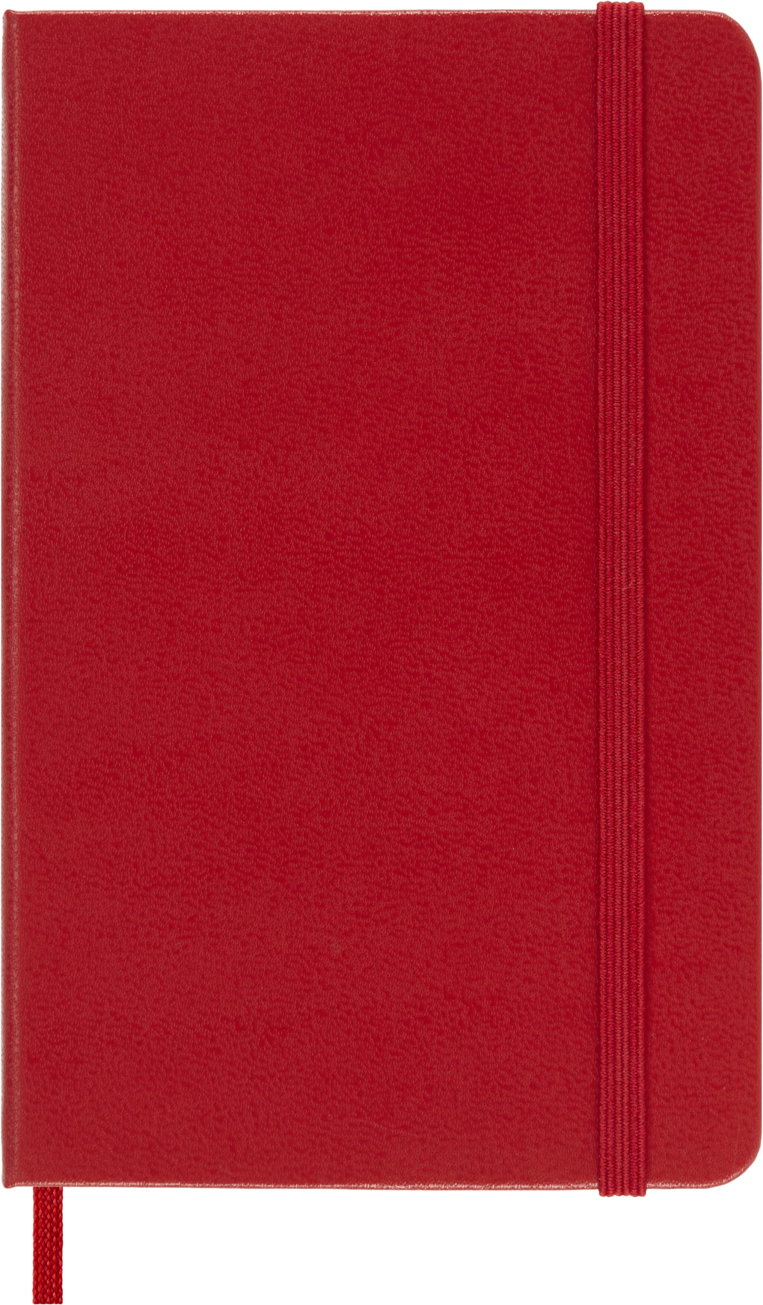 Moleskine Classic Notebook, Hard Cover, Pocket (3.5' X 5.5') Plain/Blank, Scarlet Red, 192 Pages