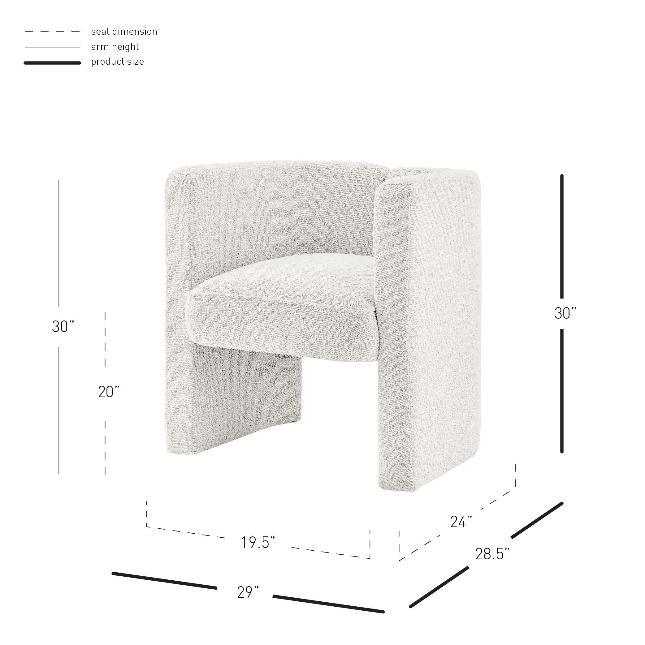 Npd Furniture And More Ariela Accent Chair - Thumbnail 3