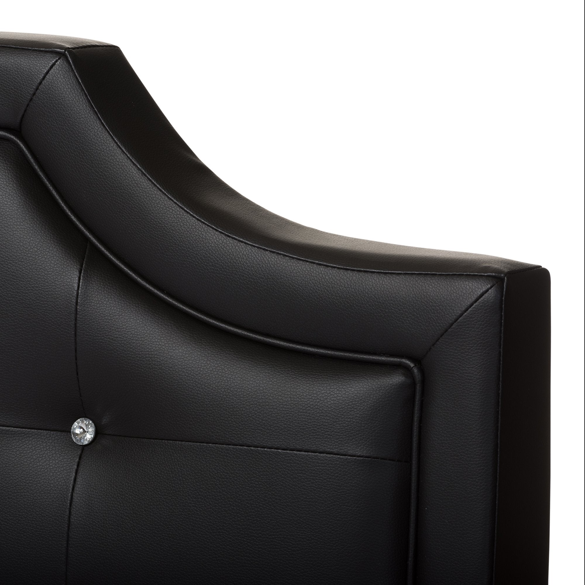 Baxton Studio BBT6376-Black-King Platform, King, Black