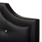 Baxton Studio BBT6376-Black-King Platform, King, Black