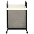 STO STO Laundry Hamper, 90L Rolling Laundry Sorter Cart with Removable and Washable Liner Bag, Rolling Clothes Hamper with Metal
