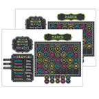 Teacher Created Resources Chalkboard Brights Calendar Bulletin Board Display Set, Pack of 2